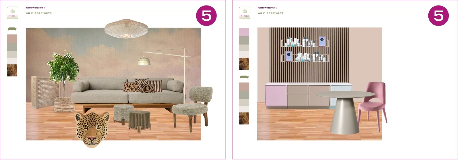 Rikiki Interior Design: Beauty Lounge: Five Worlds against the White Standard/19,671
